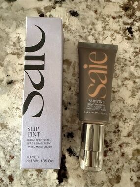Saie Slip Tint Dewy Tinted Moisturizer SPF 35 – Four + Half – Full Size
